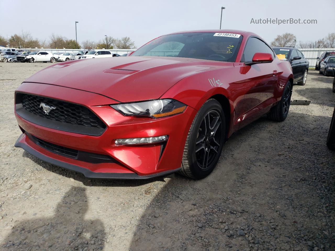 2020 Ford Mustang  Красный vin: 1FA6P8TH3L5133872