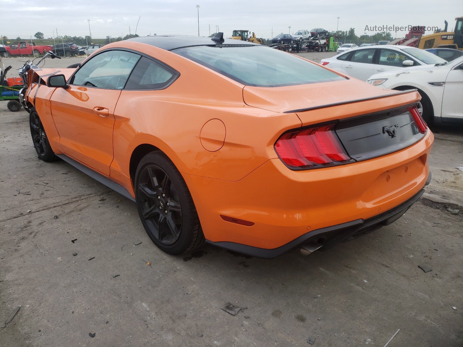 2020 Ford Mustang Orange vin: 1FA6P8TH3L5142698