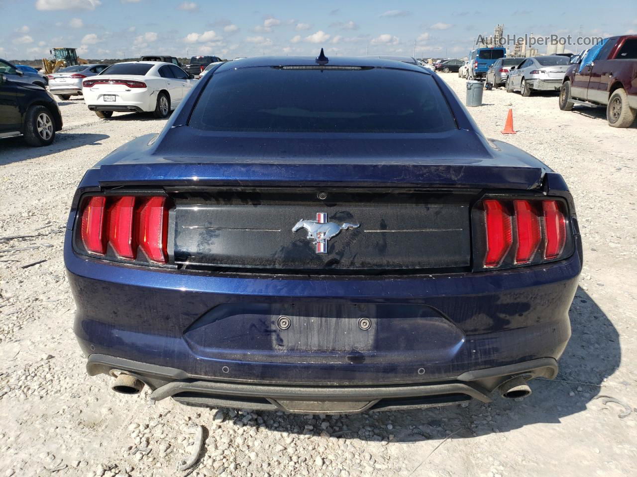 2020 Ford Mustang  Blue vin: 1FA6P8TH3L5189391