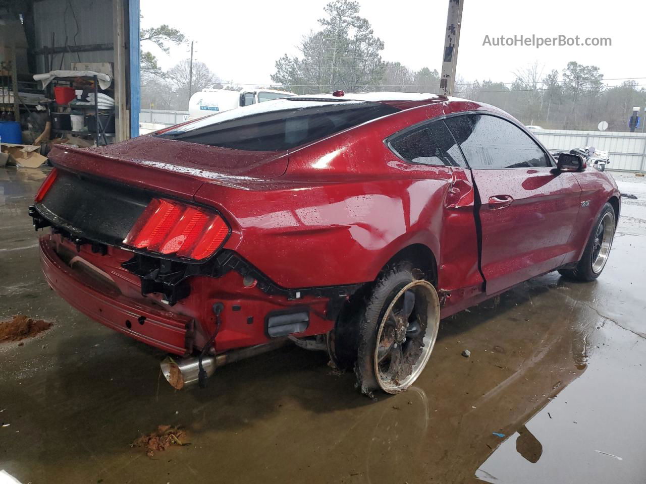 2015 Ford Mustang  Burgundy vin: 1FA6P8TH4F5330909