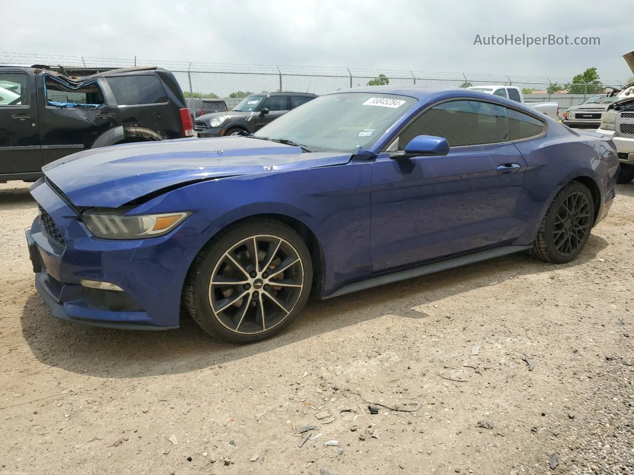 2015 Ford Mustang  Blue vin: 1FA6P8TH4F5337827