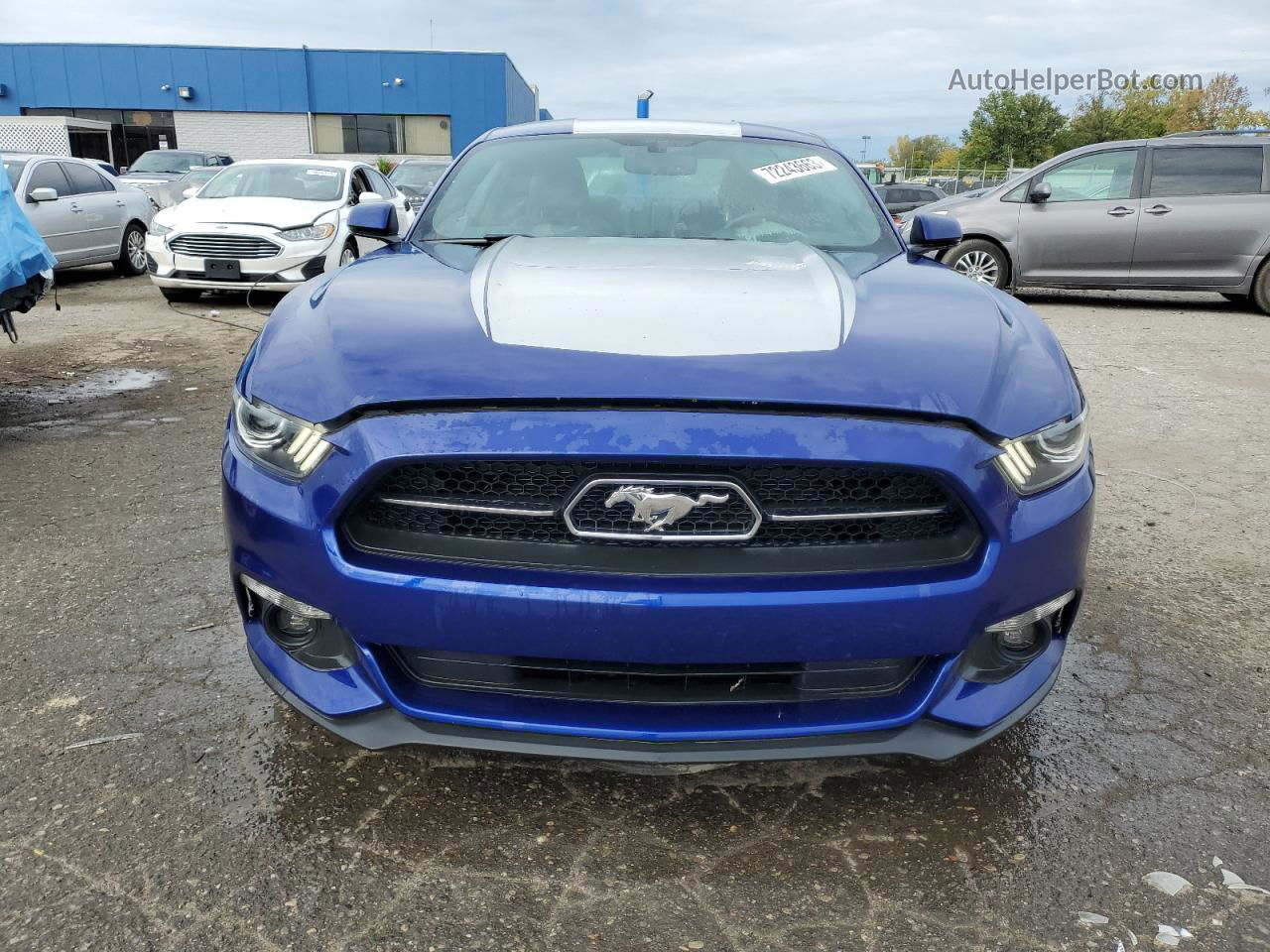 2015 Ford Mustang  Blue vin: 1FA6P8TH4F5341876