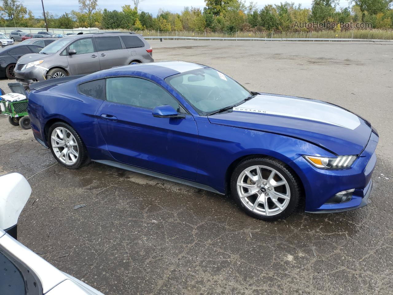 2015 Ford Mustang  Blue vin: 1FA6P8TH4F5341876