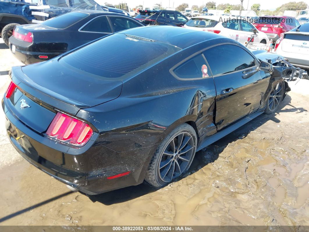 2015 Ford Mustang Ecoboost Черный vin: 1FA6P8TH4F5350674