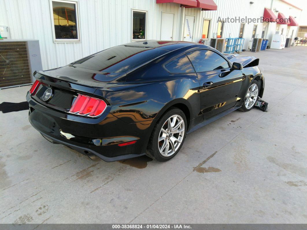 2015 Ford Mustang Ecoboost Black vin: 1FA6P8TH4F5413594