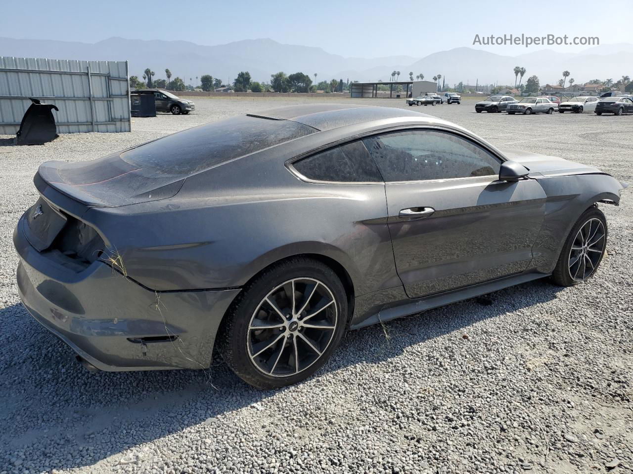 2016 Ford Mustang  Gray vin: 1FA6P8TH4G5220329