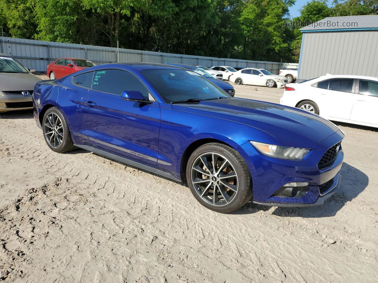 2016 Ford Mustang  Blue vin: 1FA6P8TH4G5222579