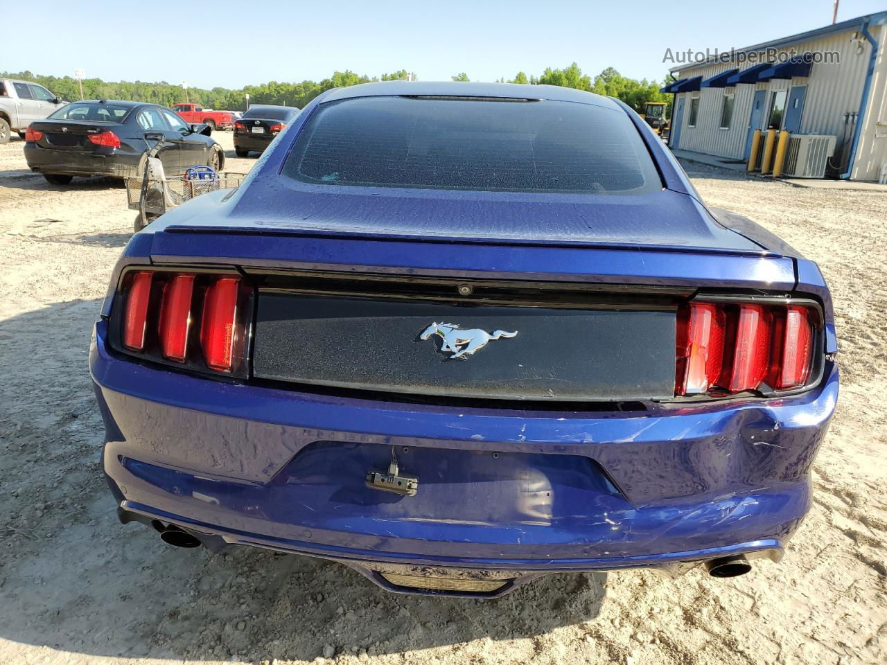 2016 Ford Mustang  Синий vin: 1FA6P8TH4G5222579