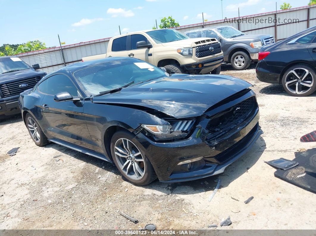2016 Ford Mustang Ecoboost Black vin: 1FA6P8TH4G5251192