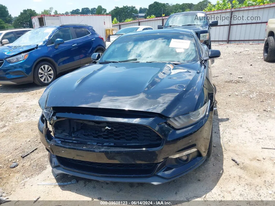 2016 Ford Mustang Ecoboost Black vin: 1FA6P8TH4G5251192