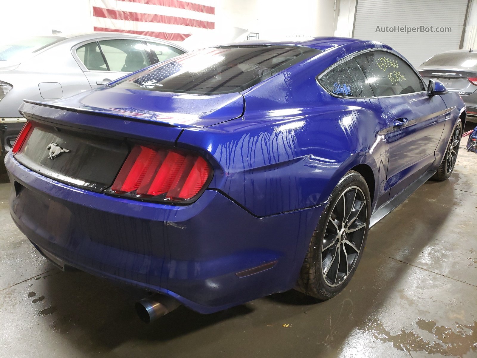 2016 Ford Mustang  Blue vin: 1FA6P8TH4G5277534