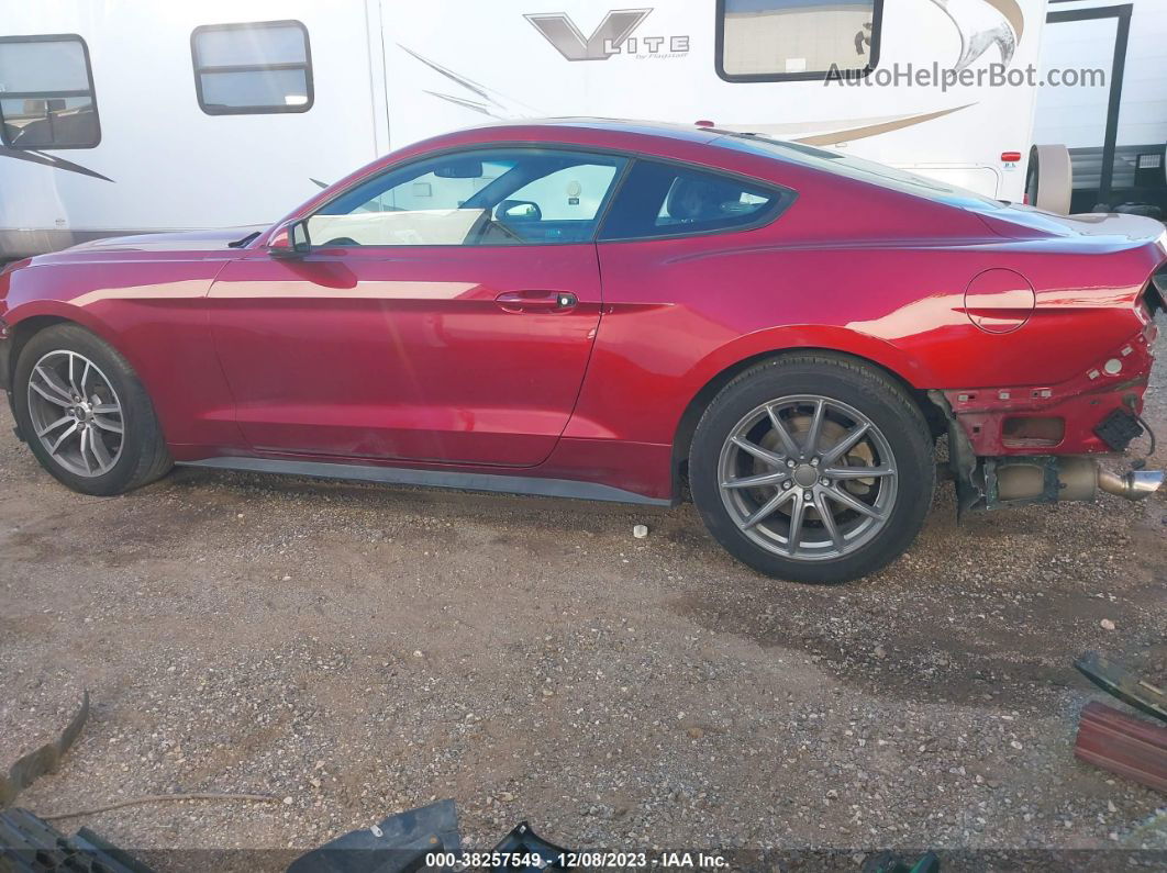 2016 Ford Mustang Ecoboost Red vin: 1FA6P8TH4G5316526
