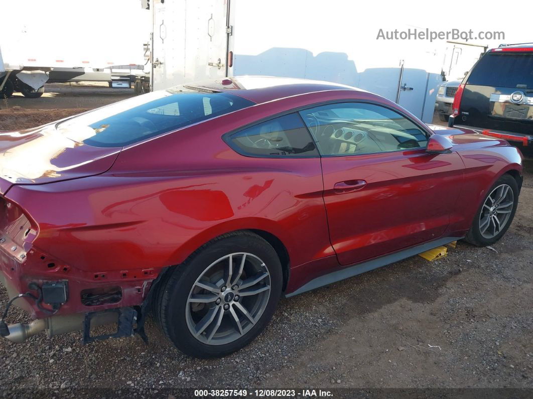 2016 Ford Mustang Ecoboost Red vin: 1FA6P8TH4G5316526