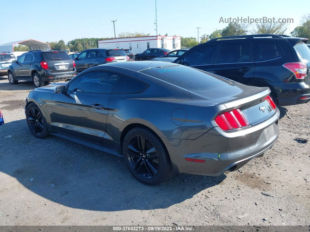 2016 Ford Mustang Ecoboost Gray vin: 1FA6P8TH4G5335917