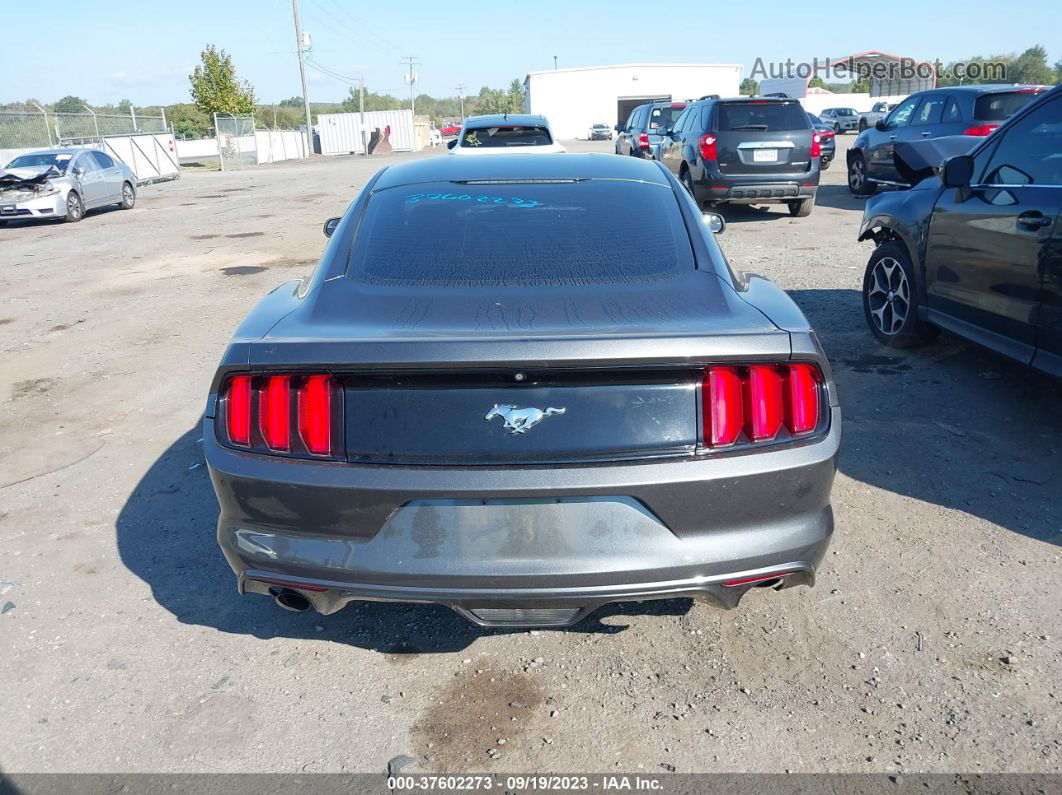 2016 Ford Mustang Ecoboost Gray vin: 1FA6P8TH4G5335917