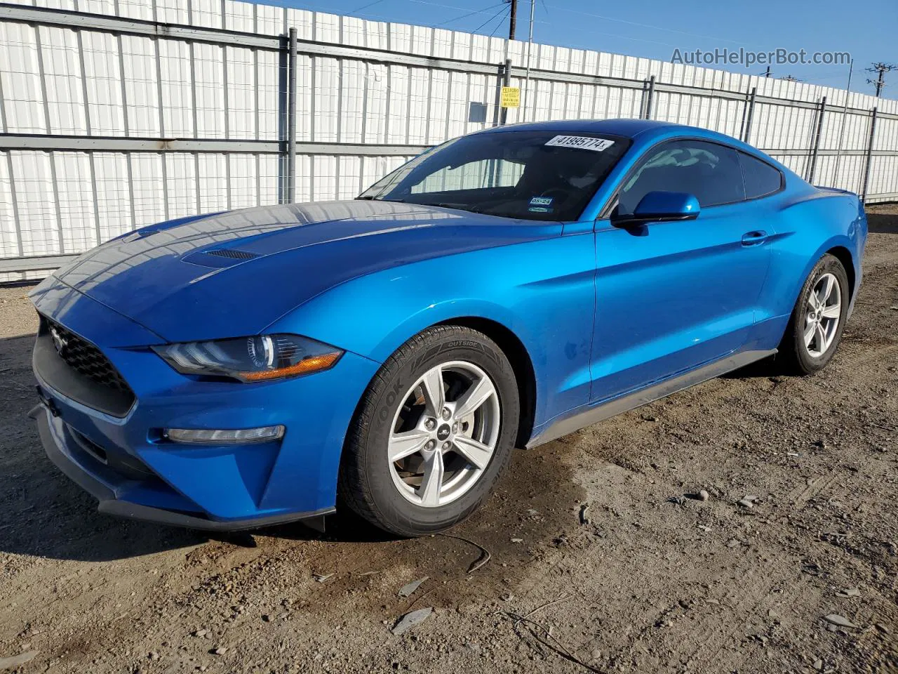 2020 Ford Mustang  Blue vin: 1FA6P8TH4L5108768