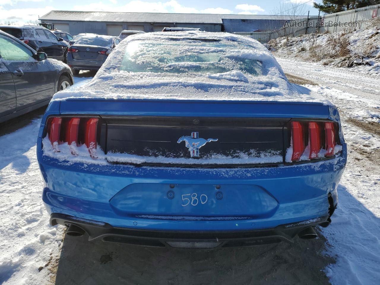 2020 Ford Mustang  Синий vin: 1FA6P8TH4L5127580