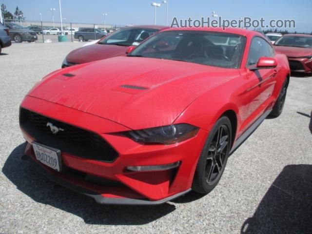 2020 Ford Mustang Ecoboost Red vin: 1FA6P8TH4L5132259