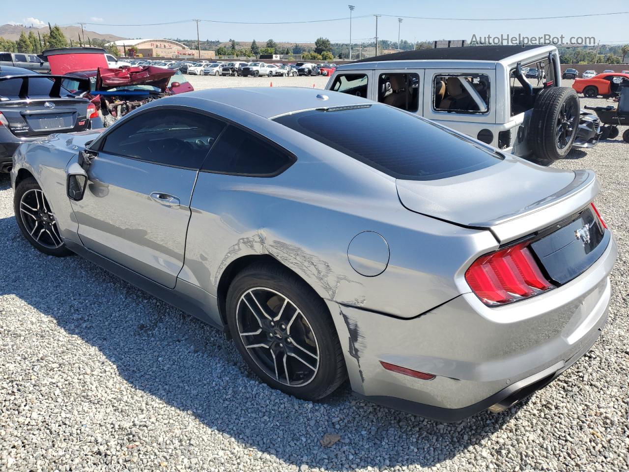 2020 Ford Mustang  Silver vin: 1FA6P8TH4L5134898