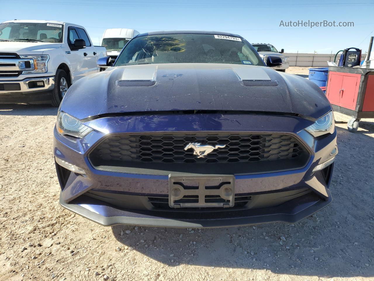 2020 Ford Mustang  Blue vin: 1FA6P8TH4L5173099