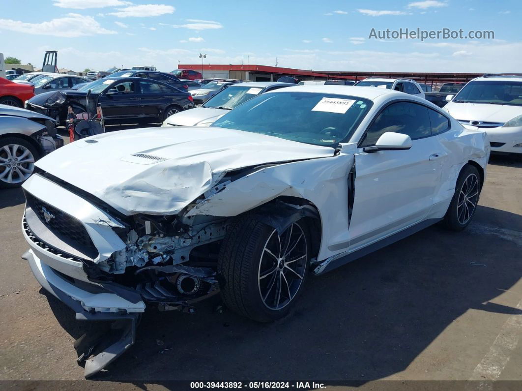 2020 Ford Mustang Ecoboost Fastback White vin: 1FA6P8TH4L5177072