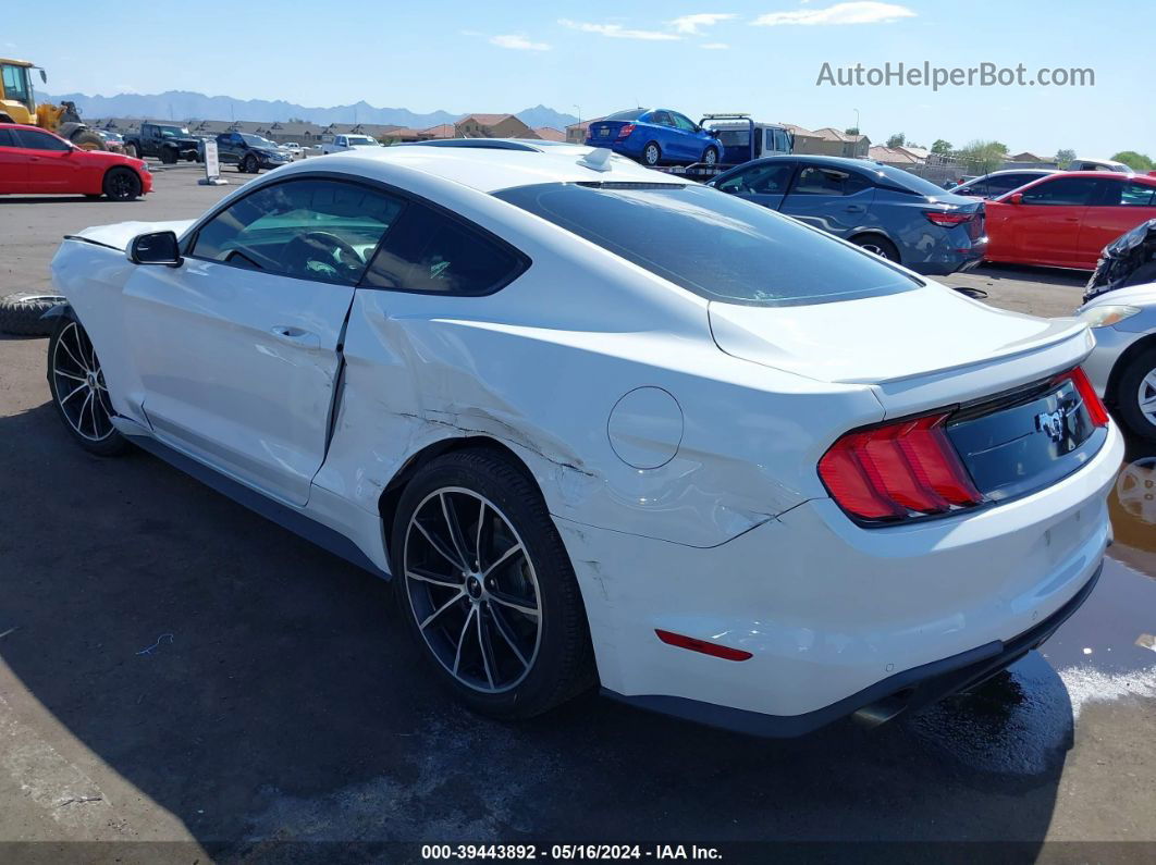 2020 Ford Mustang Ecoboost Fastback White vin: 1FA6P8TH4L5177072