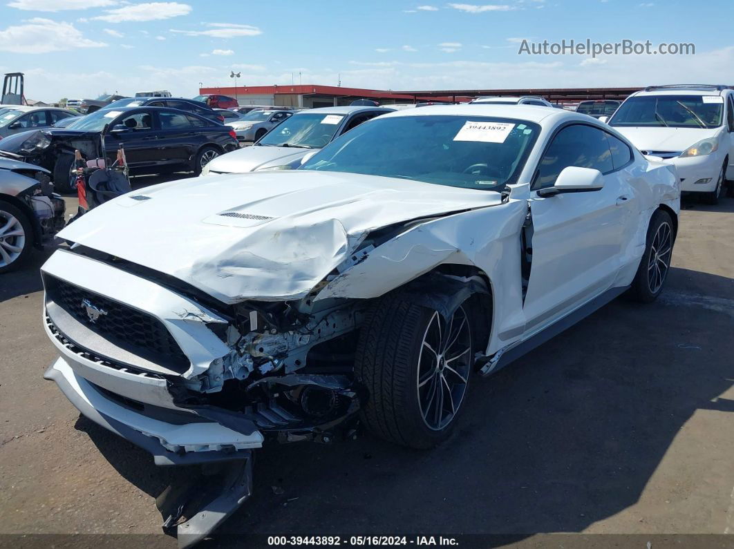 2020 Ford Mustang Ecoboost Fastback White vin: 1FA6P8TH4L5177072