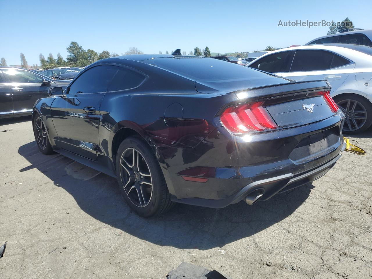 2020 Ford Mustang  Black vin: 1FA6P8TH4L5179386