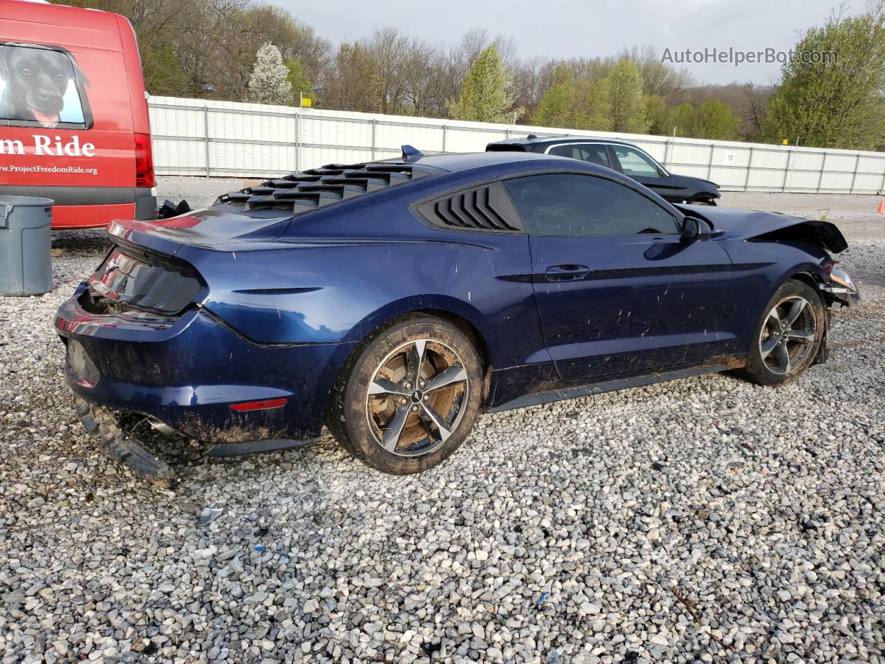 2020 Ford Mustang  Blue vin: 1FA6P8TH4L5182109