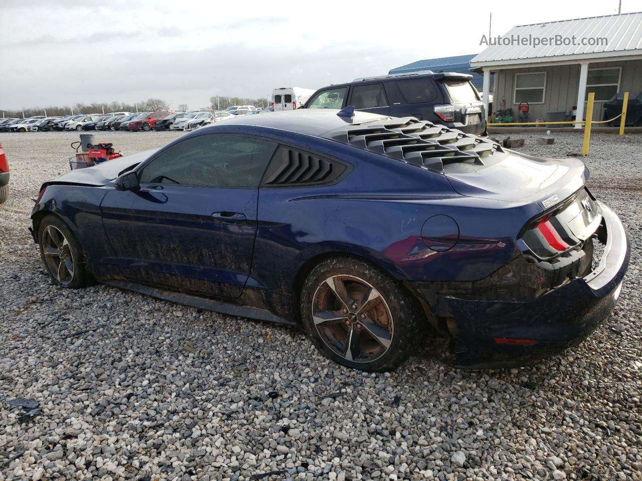 2020 Ford Mustang  Blue vin: 1FA6P8TH4L5182109