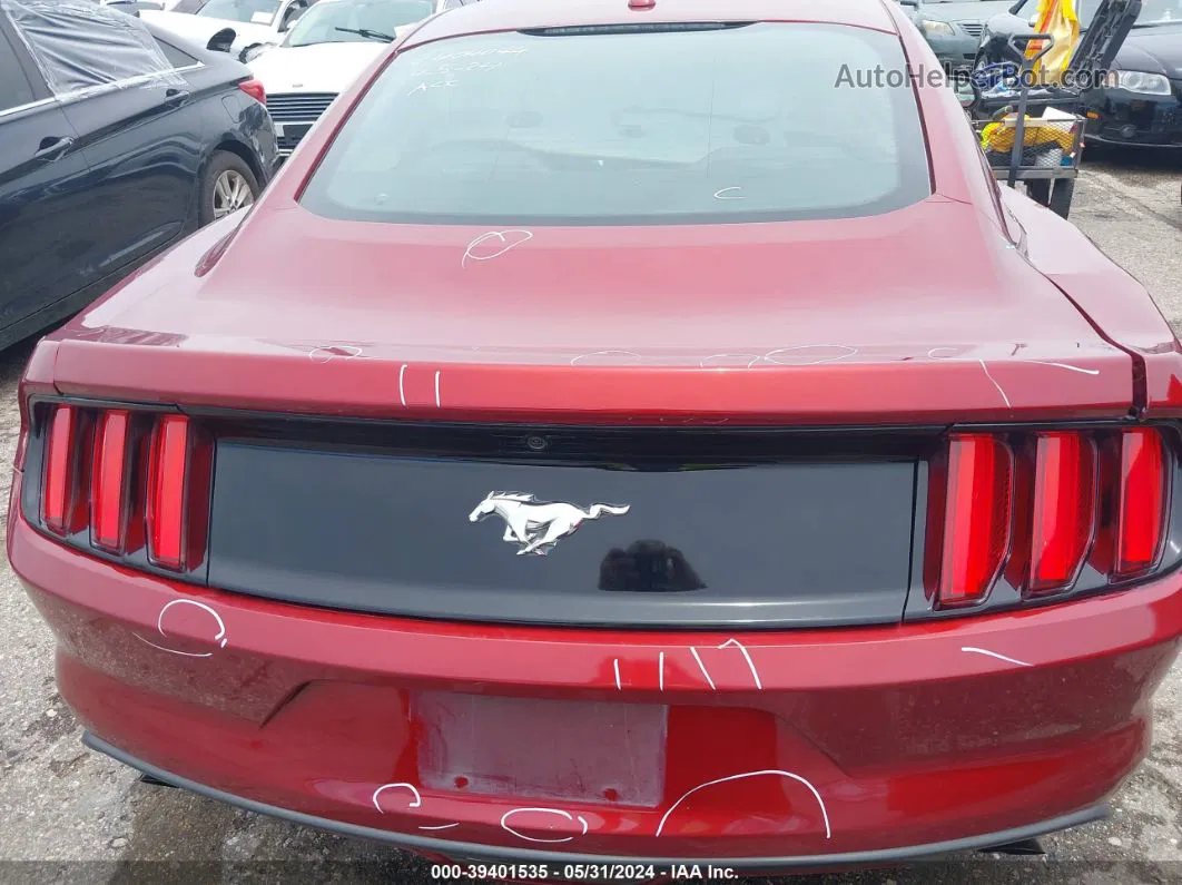 2015 Ford Mustang Ecoboost Burgundy vin: 1FA6P8TH5F5303654