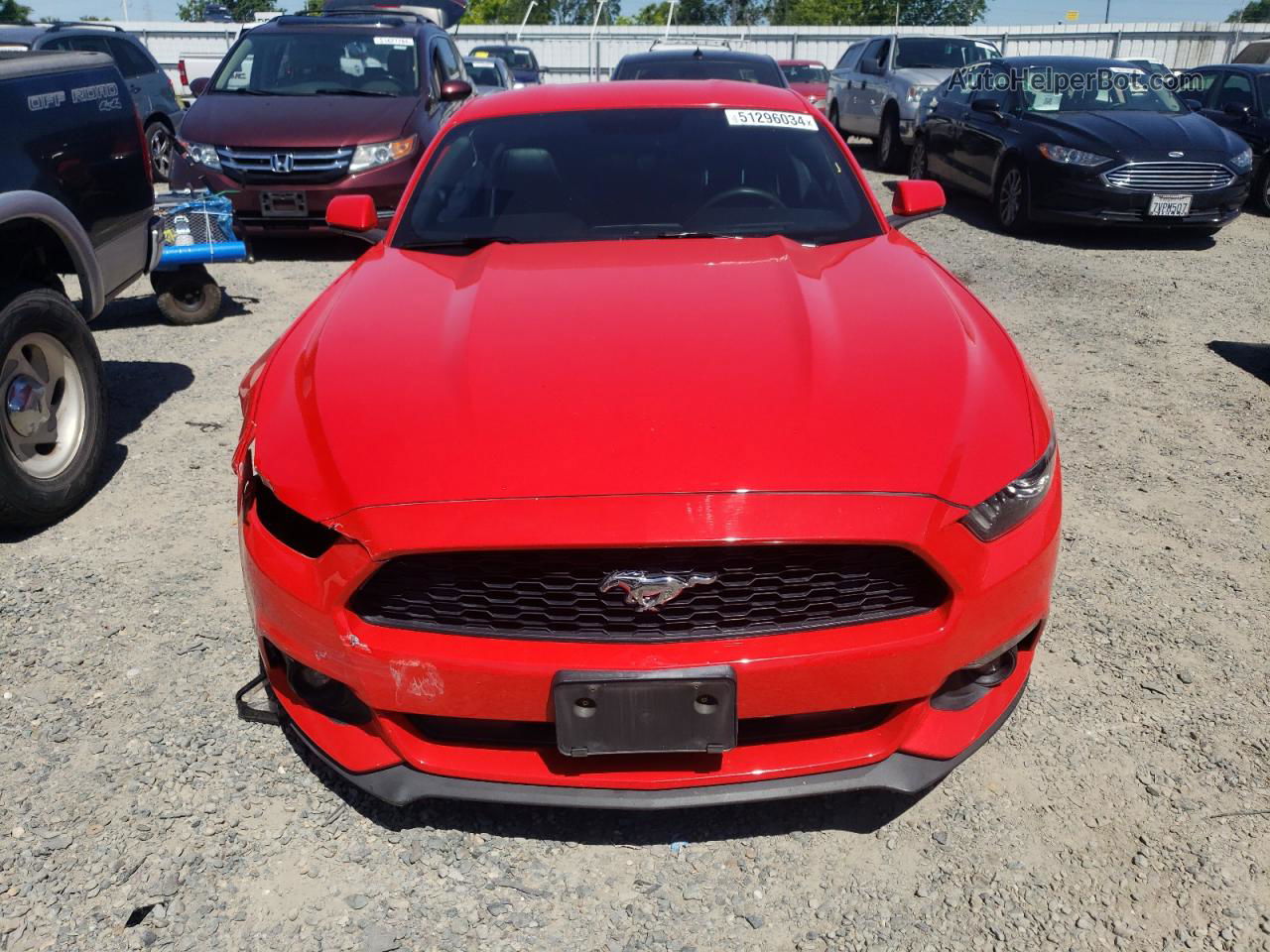 2015 Ford Mustang  Red vin: 1FA6P8TH5F5311740