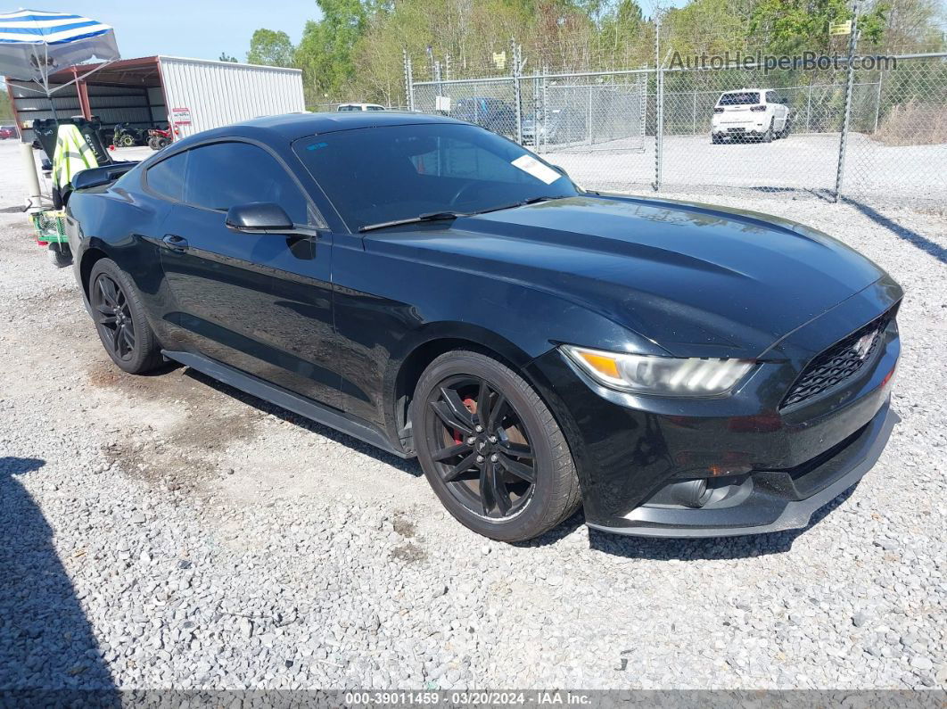2015 Ford Mustang Ecoboost Black vin: 1FA6P8TH5F5323225