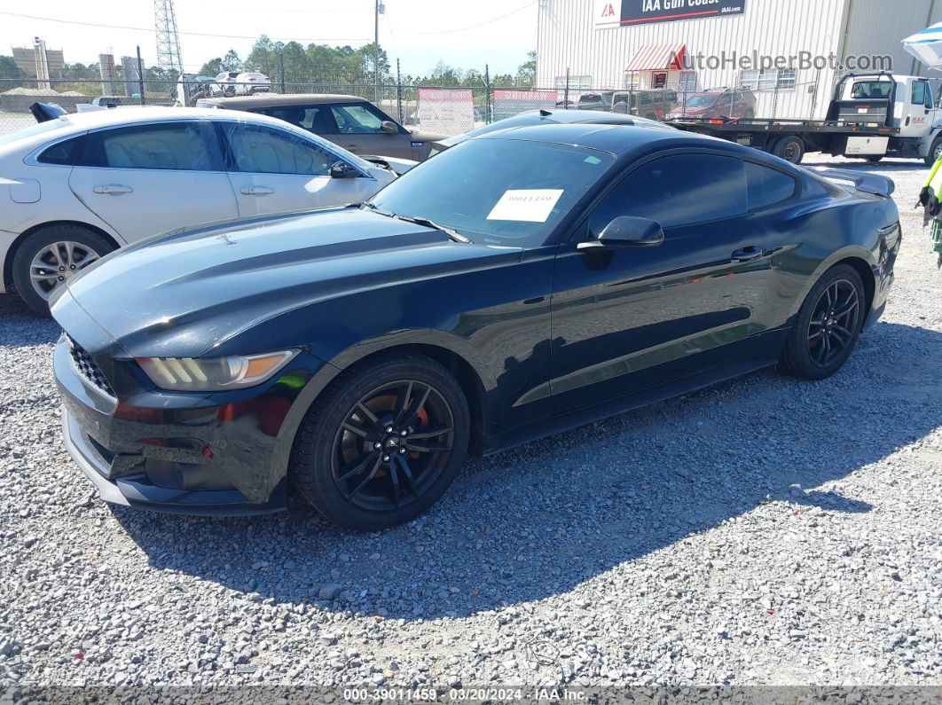 2015 Ford Mustang Ecoboost Black vin: 1FA6P8TH5F5323225