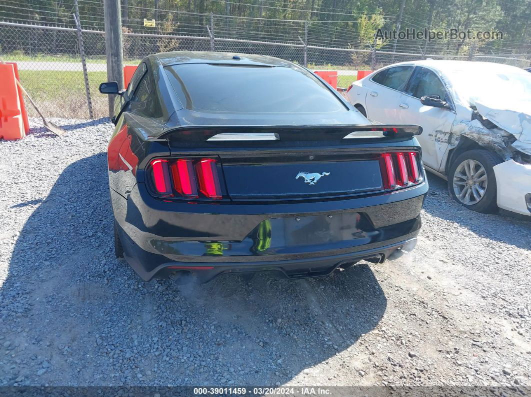 2015 Ford Mustang Ecoboost Black vin: 1FA6P8TH5F5323225