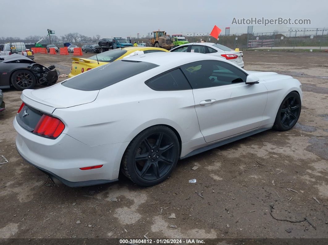 2015 Ford Mustang Ecoboost White vin: 1FA6P8TH5F5349677