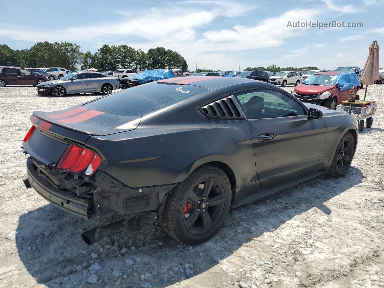 2015 Ford Mustang  Black vin: 1FA6P8TH5F5369363