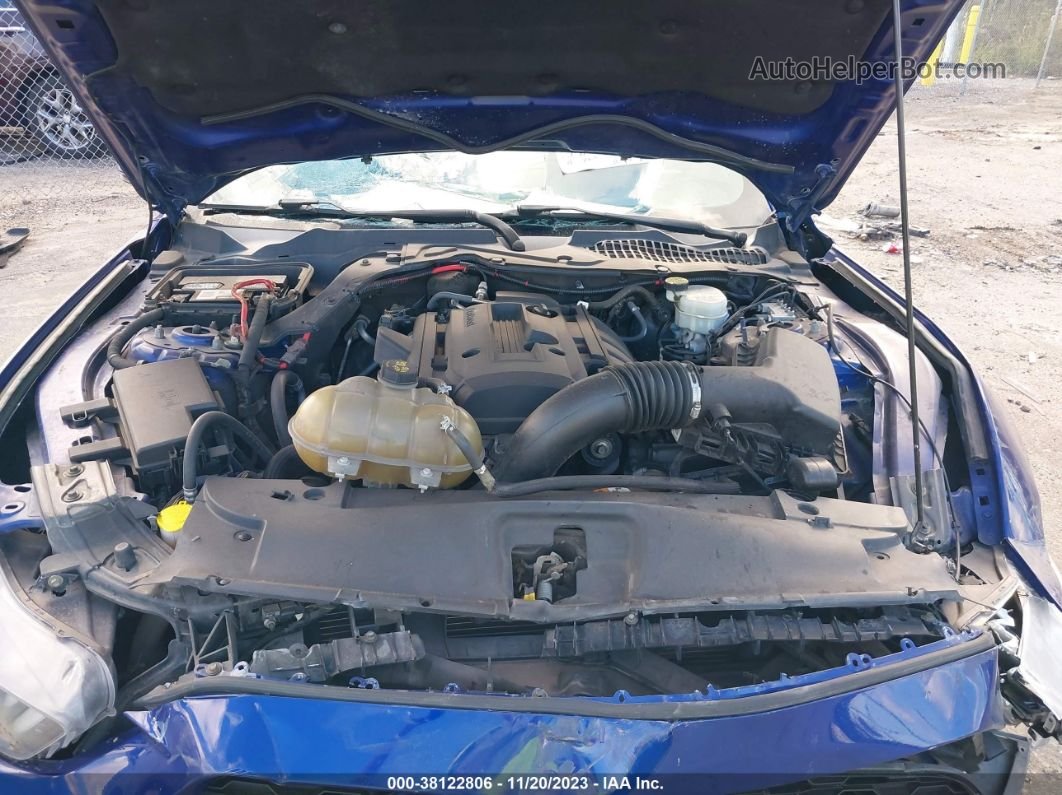 2015 Ford Mustang Ecoboost Синий vin: 1FA6P8TH5F5411918