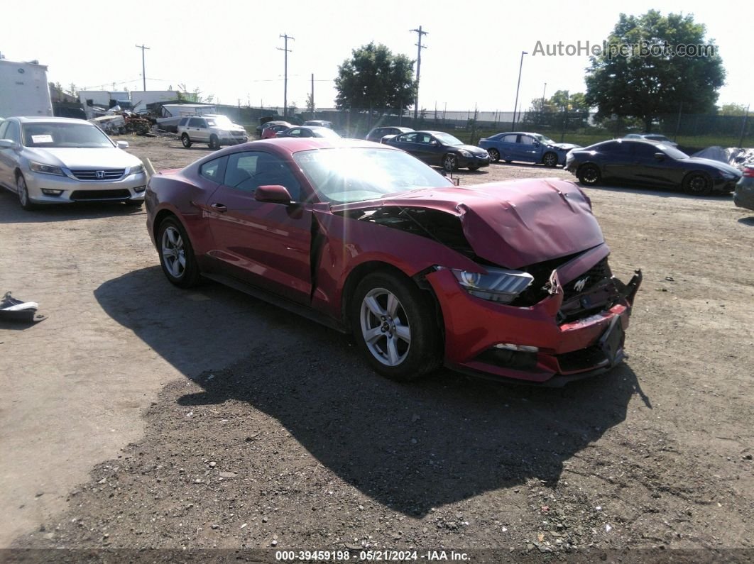 2015 Ford Mustang Ecoboost Красный vin: 1FA6P8TH5F5417668