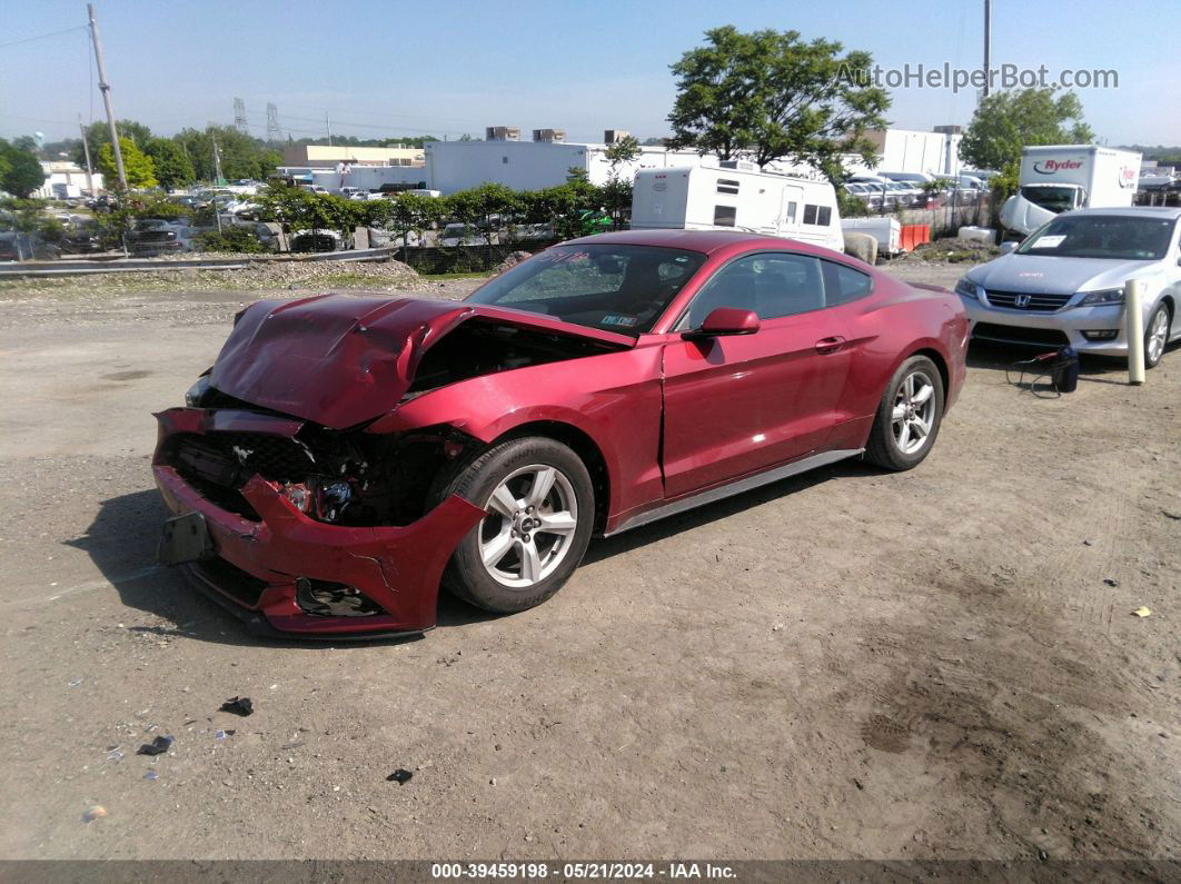 2015 Ford Mustang Ecoboost Red vin: 1FA6P8TH5F5417668