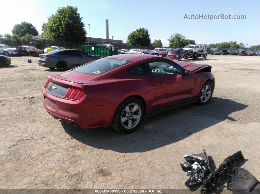 2015 Ford Mustang Ecoboost Red vin: 1FA6P8TH5F5417668