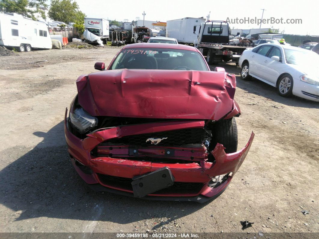 2015 Ford Mustang Ecoboost Red vin: 1FA6P8TH5F5417668