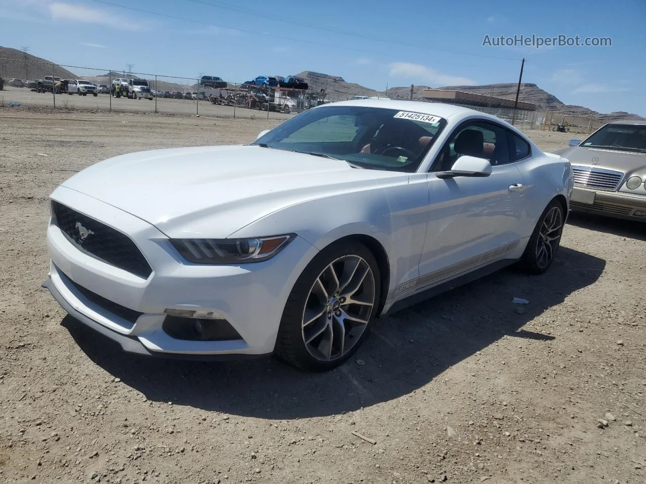 2016 Ford Mustang  White vin: 1FA6P8TH5G5226141