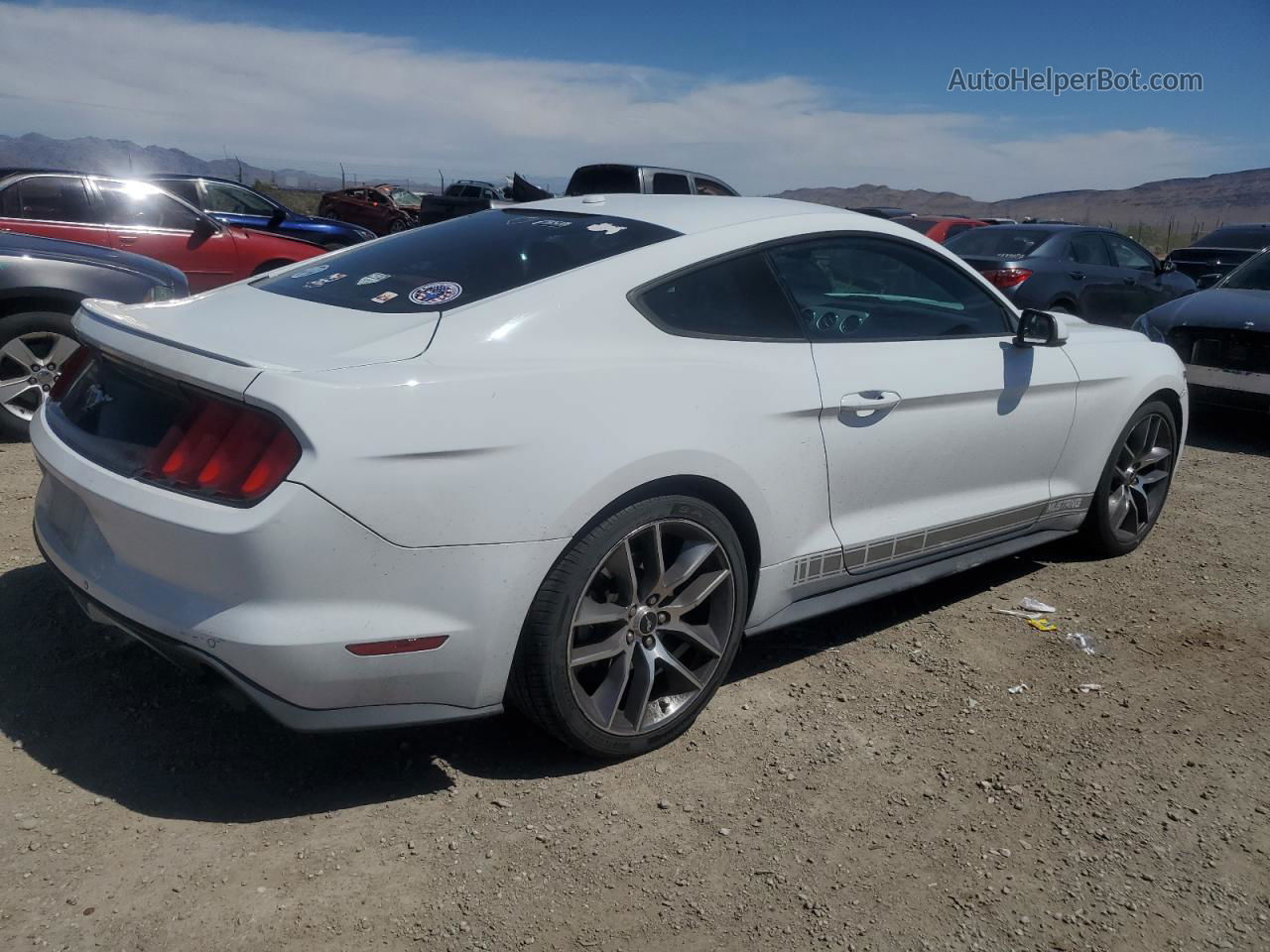 2016 Ford Mustang  White vin: 1FA6P8TH5G5226141