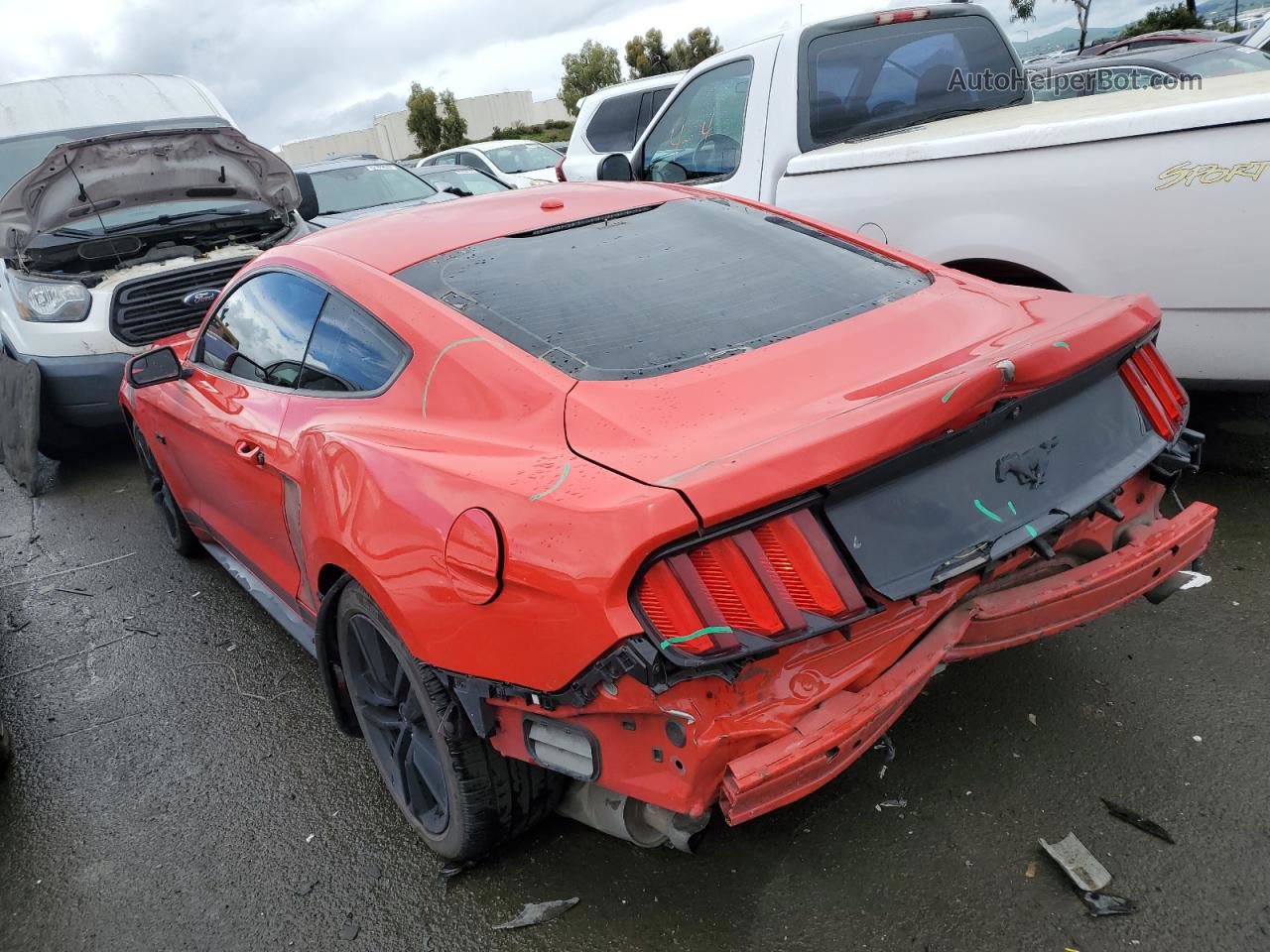 2016 Ford Mustang  Красный vin: 1FA6P8TH5G5269068