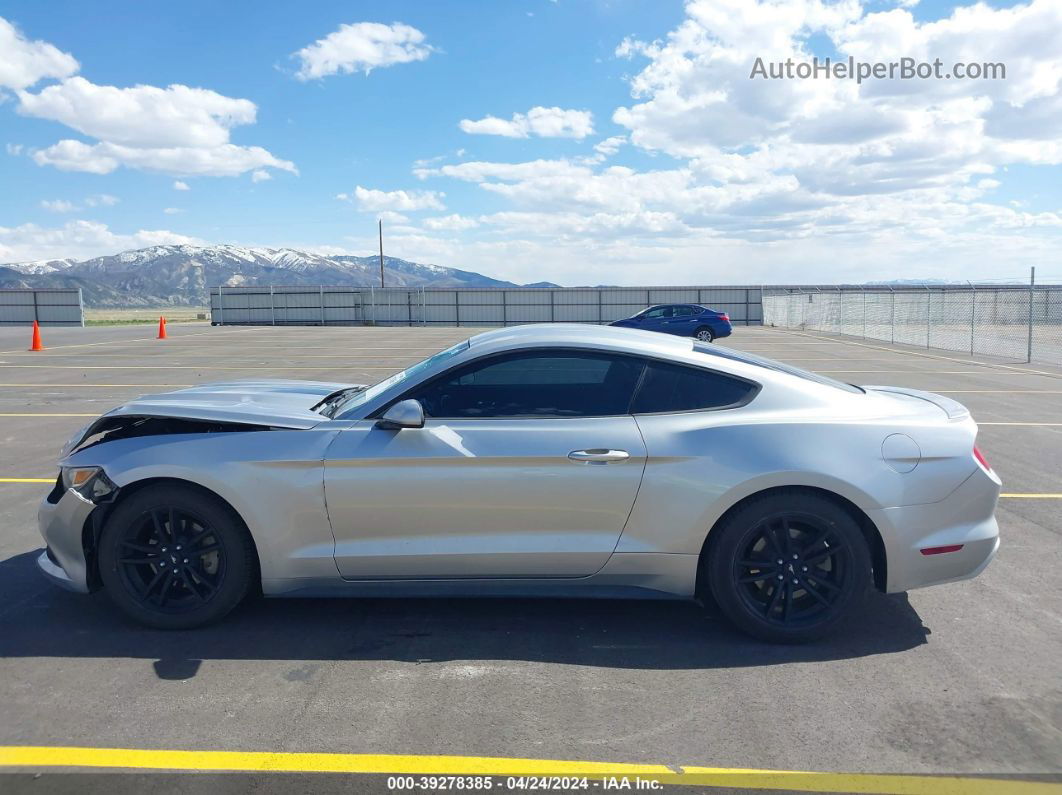 2016 Ford Mustang Ecoboost Silver vin: 1FA6P8TH5G5273847