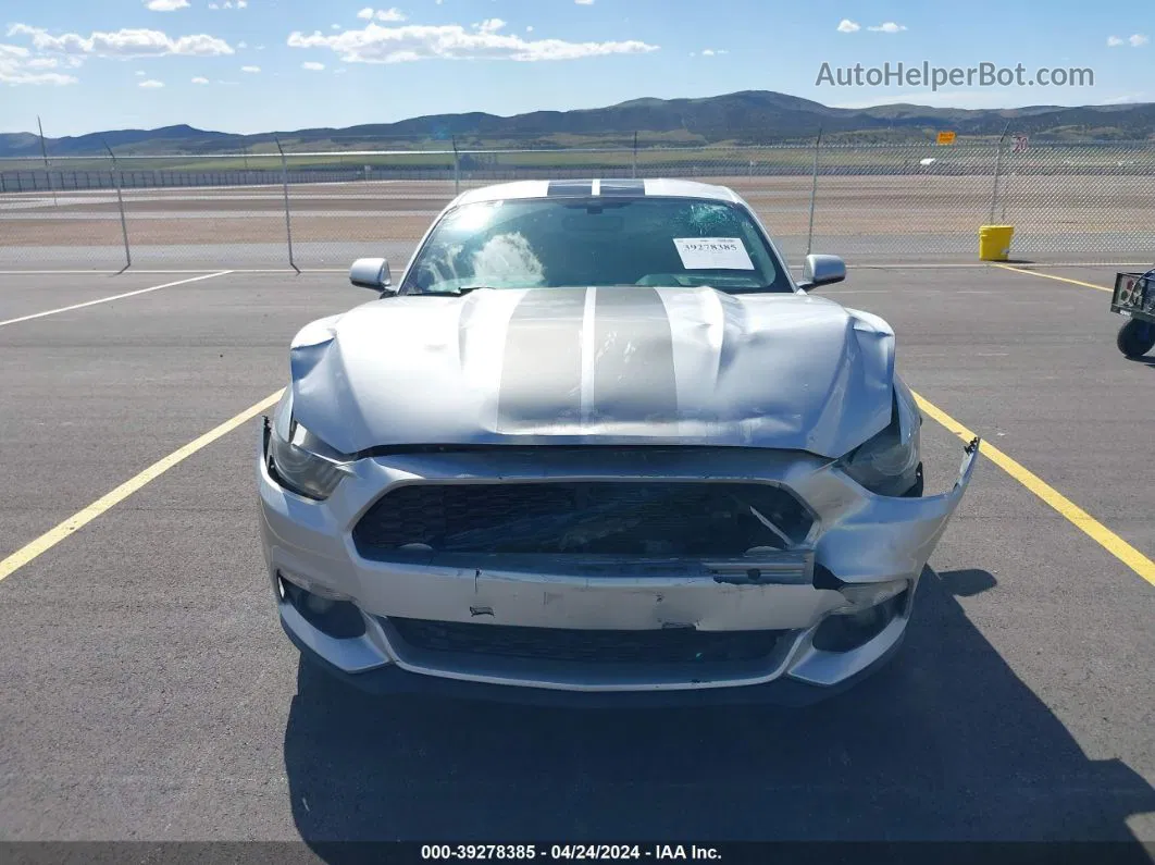 2016 Ford Mustang Ecoboost Silver vin: 1FA6P8TH5G5273847