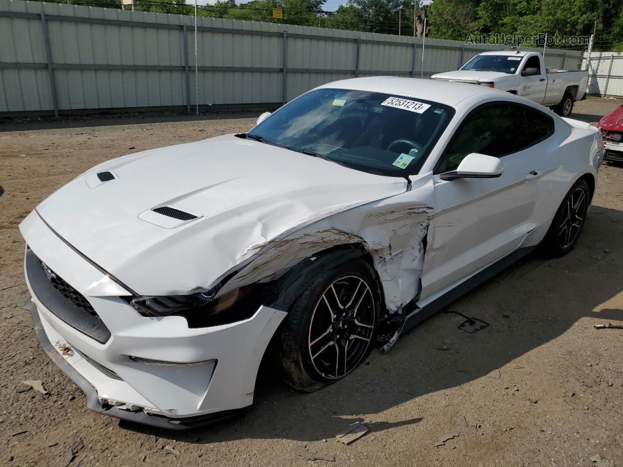 2020 Ford Mustang  White vin: 1FA6P8TH5L5100761