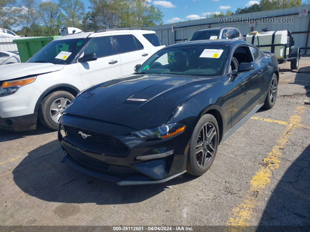 2020 Ford Mustang Ecoboost Fastback Black vin: 1FA6P8TH5L5122811