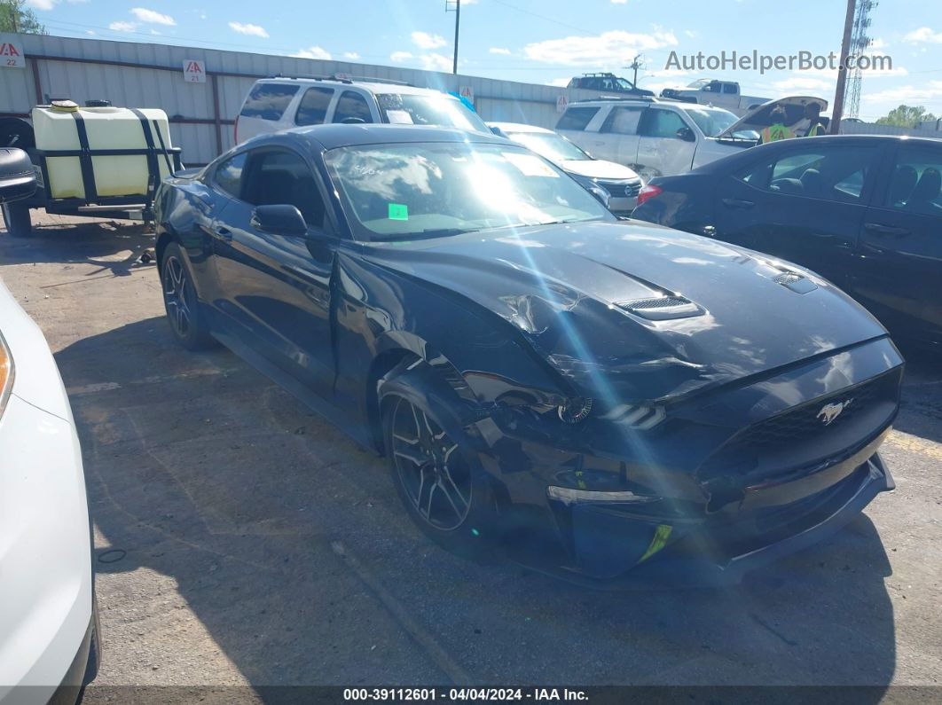 2020 Ford Mustang Ecoboost Fastback Black vin: 1FA6P8TH5L5122811